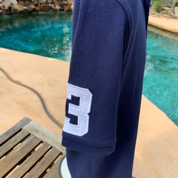 POLO RALPH LAUREN Mens Blue Big Pony Polo Shirt - Picture 5 of 7